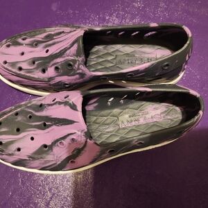 Sperry Purple and Black Mules for Casual Comfort